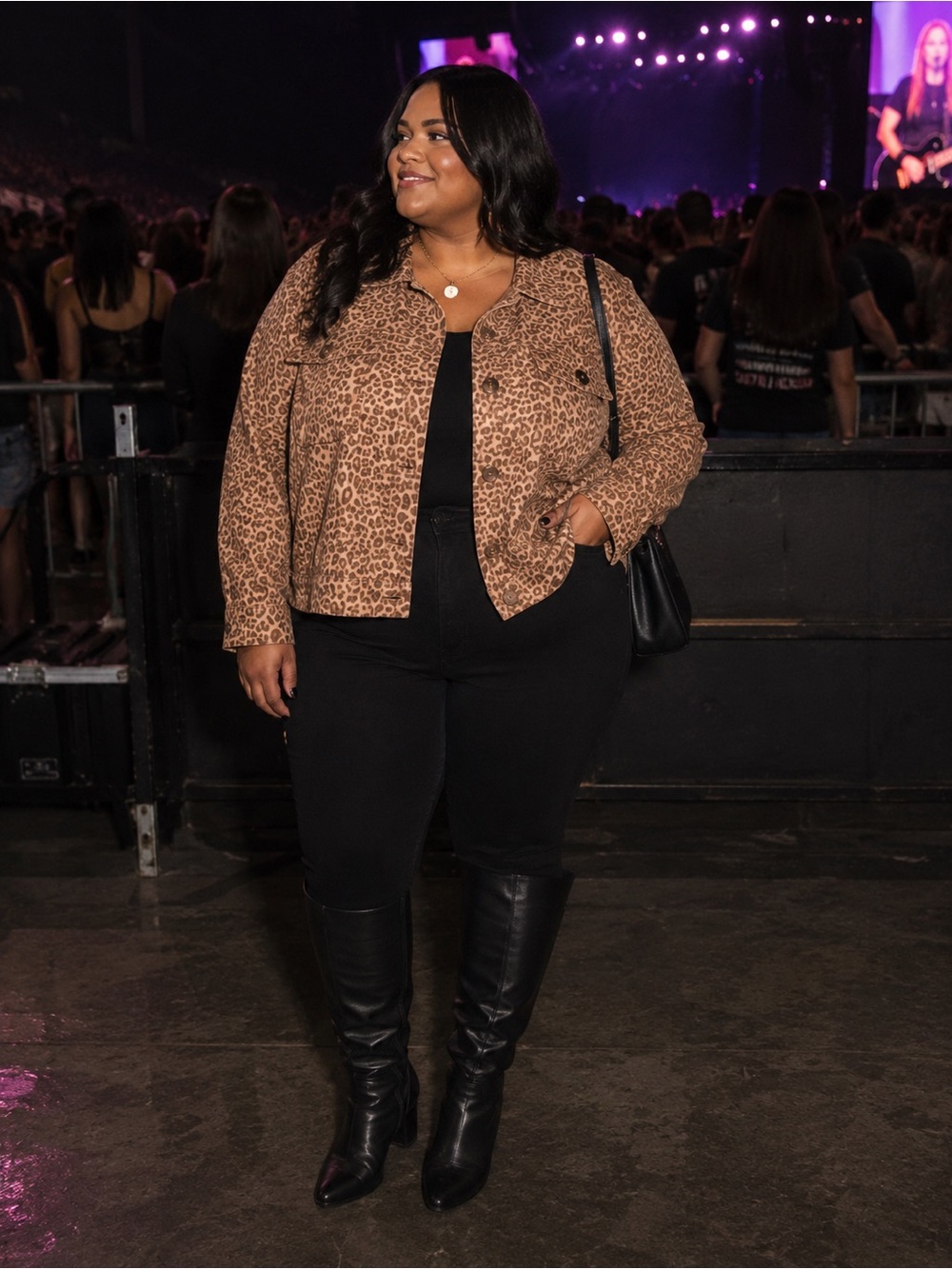NWT torrid Brown Leopard Print Boxy Jean Jacket